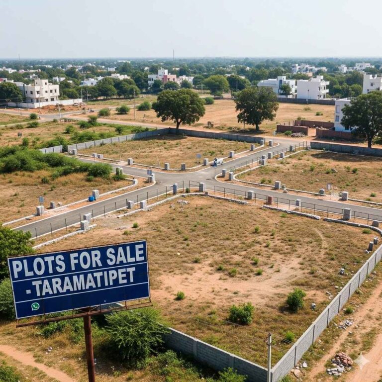 plots for sale in taramatipet